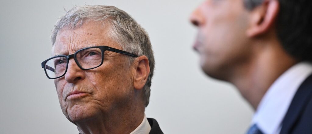 Rishi Sunak And Bill Gates Visit Imperial College London