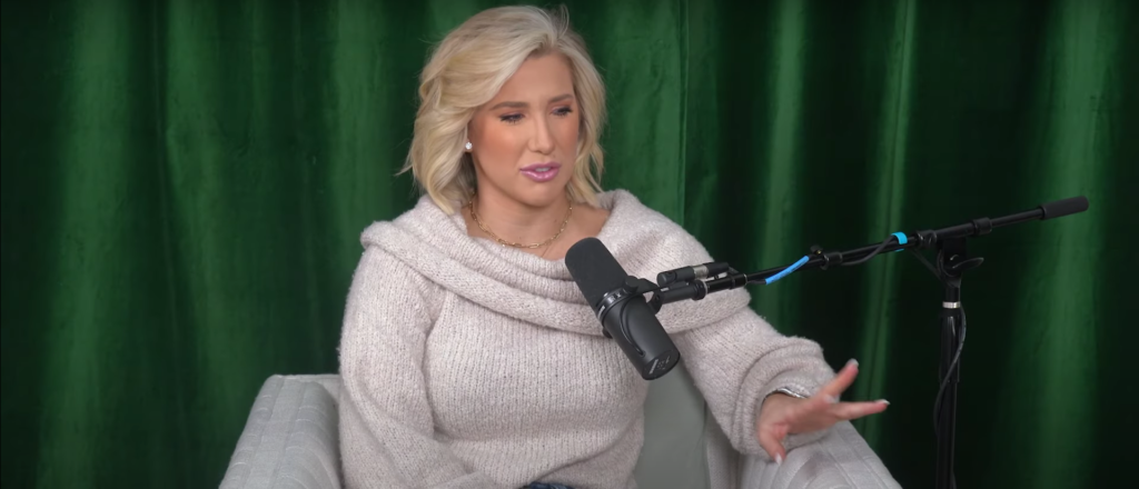 Savannah Chrisley, Todd and Julie Chrisley from Chrisley Knows Best on podcast, Unlocked With Savannah Chrisley, YouTube,