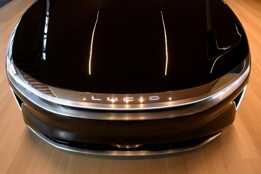 Lucid stock slides as EV-maker misses on revenue