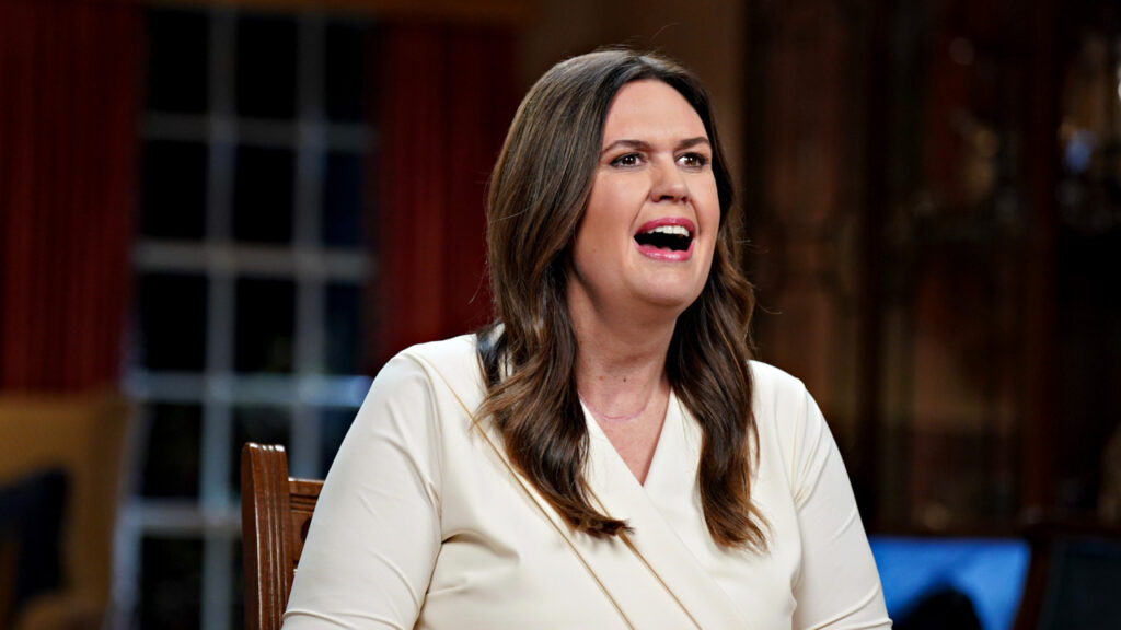 Sarah Huckabee Sanders attacks ‘left-wing culture war’ in SOTU response