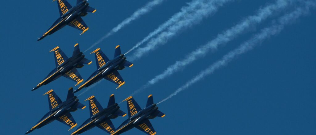 Blue Angels Practice Over San Francisco Ahead Of Weekend