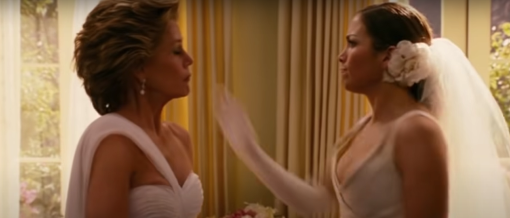 Jane Fonda and Jennifer Lopez slap scene from Monster In Law, YouTube, Movie Clips