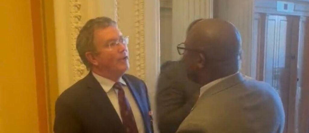 Reps Thomas Massie and Jamaal Bowman