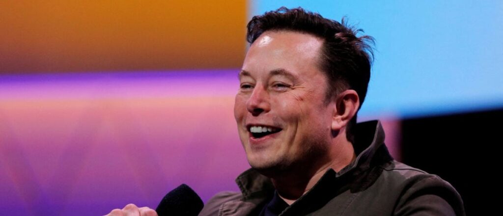 SpaceX owner and Tesla CEO Elon Musk speaks during a conversation with legendary game designer Todd Howard at the E3 gaming convention in Los Angeles