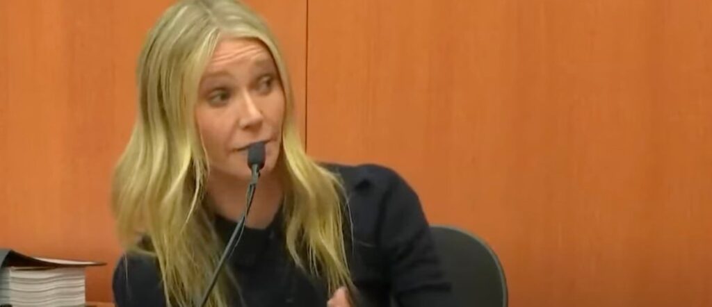 Gwyneth Paltrow takes the stand