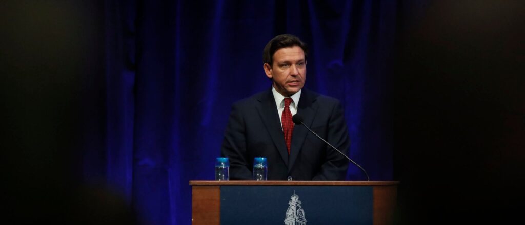 Florida Governor Ron DeSantis Speaks At Hillsdale College In Michigan