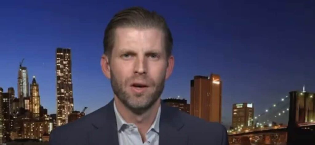 Eric Trump Seems To Be Having Some Issues After His Dad's Indictment