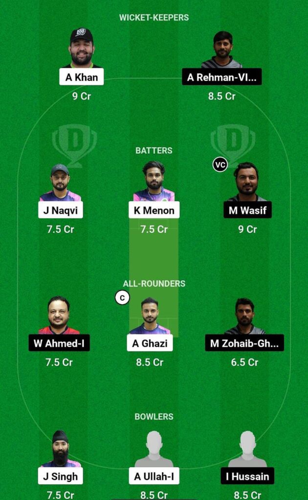 ACC vs NDC Dream11 Prediction; Sharjah Ramadan T10 League, Plate Quarter Final 4