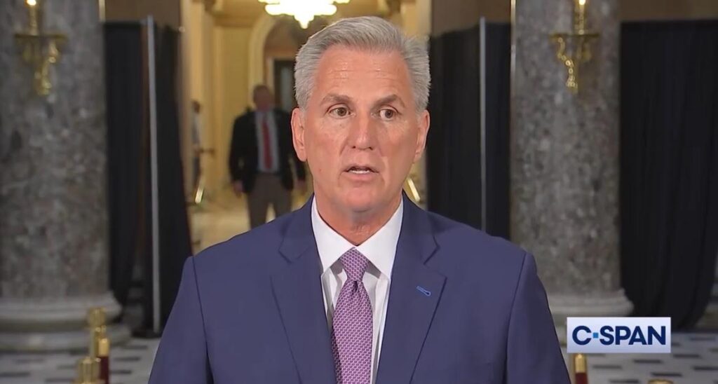 JUST IN: Speaker McCarthy Challenges Biden, Schumer After House Republicans Pass US Debt Ceiling Bill (VIDEO) | The Gateway Pundit