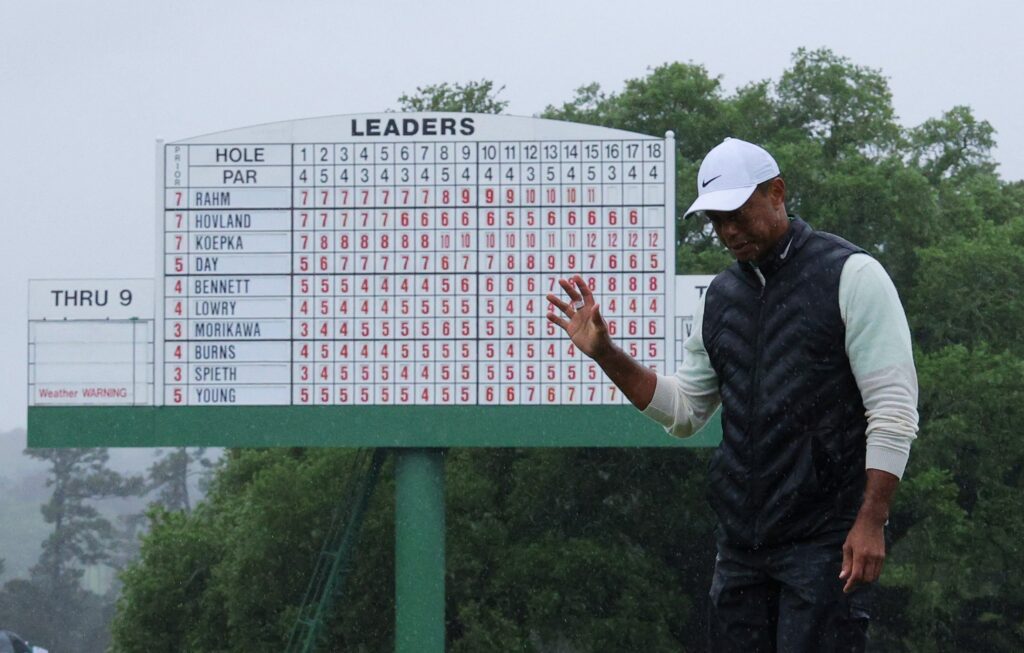 Tiger at the Masters