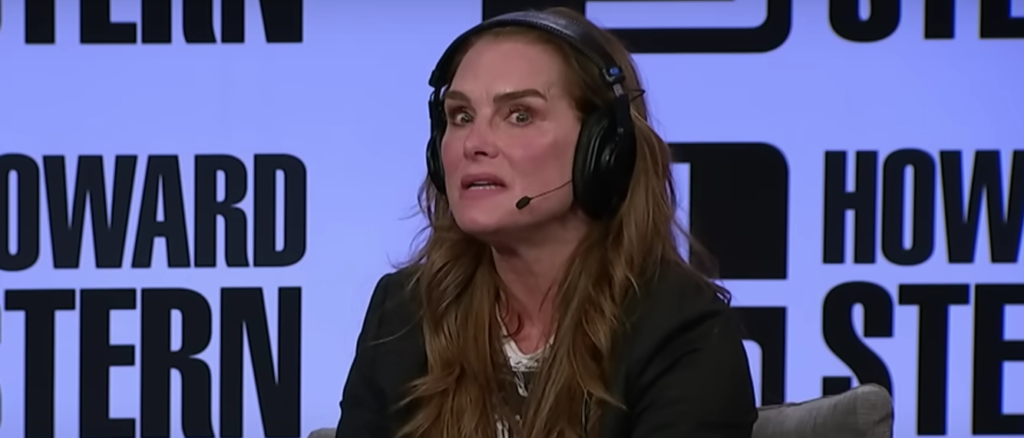 Brooke Shields on The Howard Stern Show April 2023, YouTube