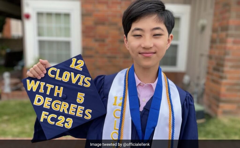 Boy, 12, Graduates College In US With 5 Degrees