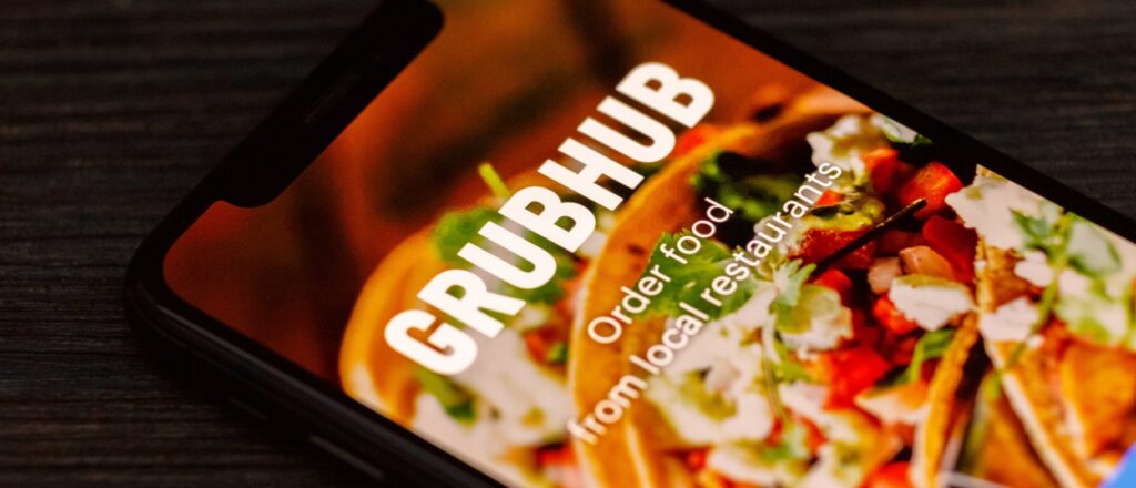 Russia,,Kazan,Sep,2,2019:,Grubhub,Logo,Seen,Displayed,On