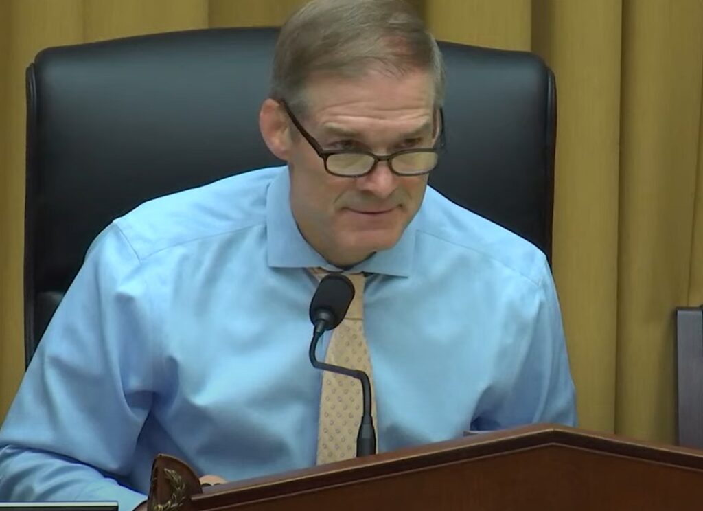 Jim Jordan holds a hearing with fake FBI whistleblowers.