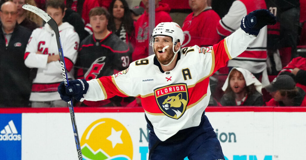 Panthers Beat Hurricanes in Four Overtimes