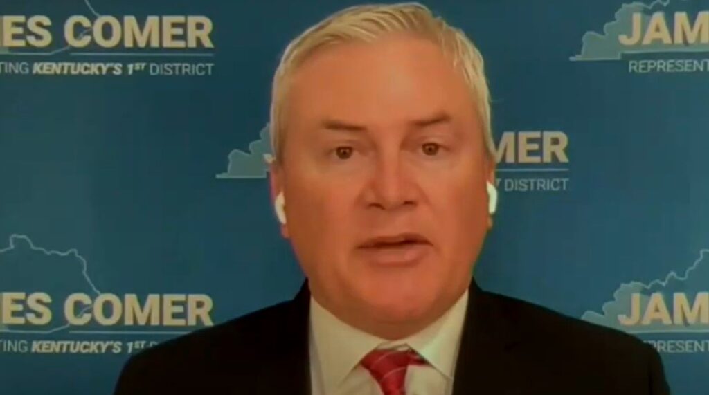 James Comer talks about Hunter Biden on Fox News's Sunday Morning Futures.