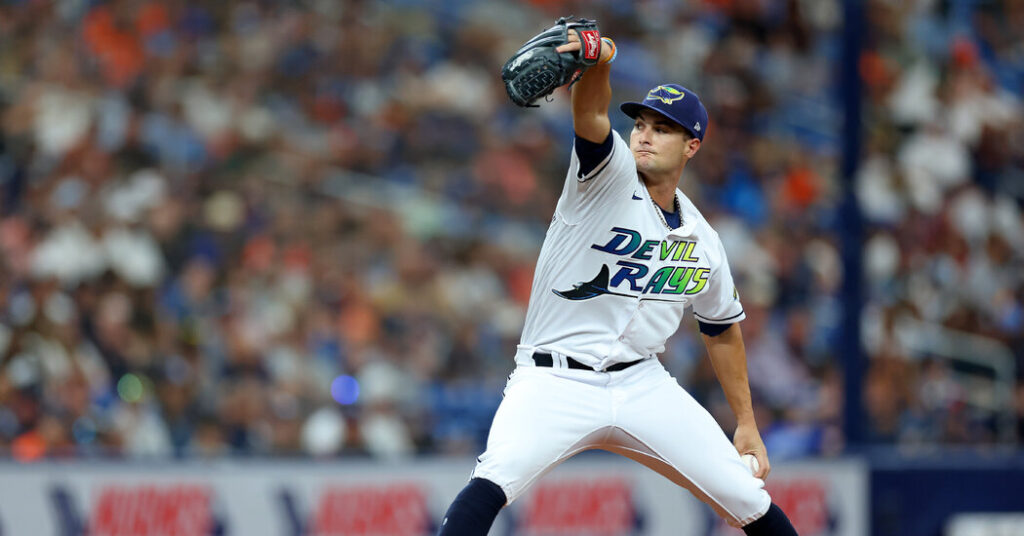 Shane McClanahan of Tampa Bay Rays Dominates With Four Pitches