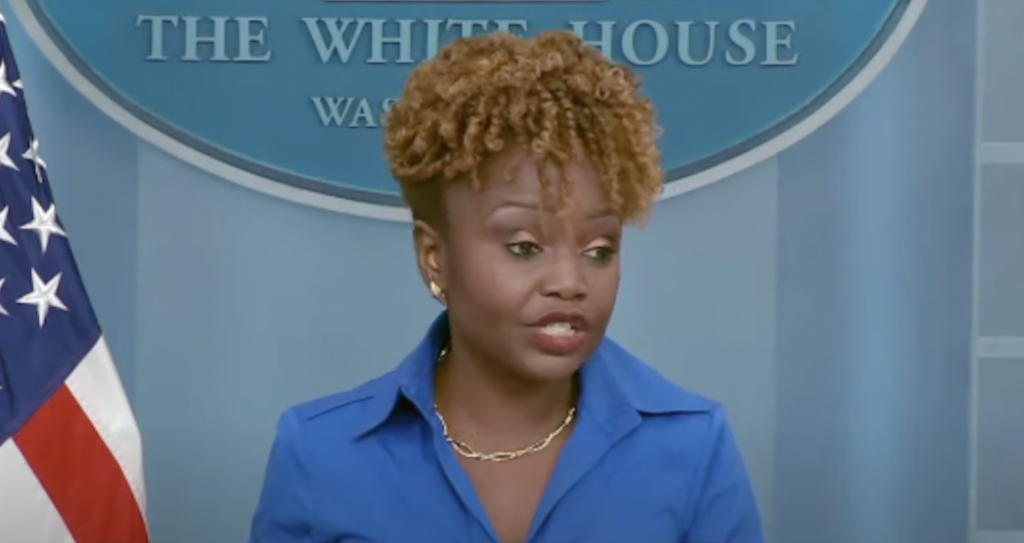 WATCH: Things Get Awkward When Karine Jean-Pierre Gets Asked About Hunter Biden's Baby With a Stripper