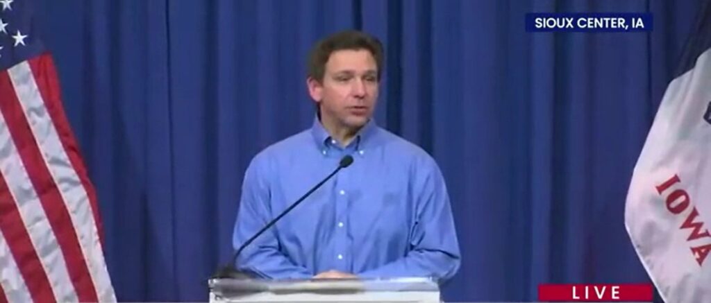DCNF - DeSantis Woke Iowa Truth - Featured