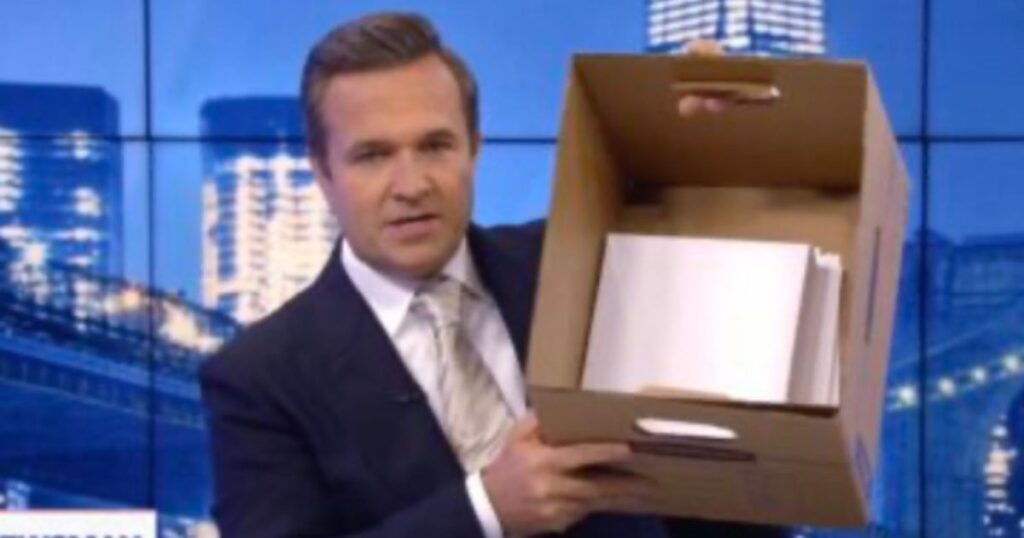 Newsmax Host Takes to Live TV to Show How Seized Trump Classified Docs Fit Into One Box: 'Something Isn't Adding Up' | The Gateway Pundit | by Johnathan Jones, The Western Journal