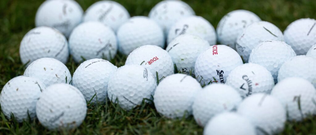 General view of golf balls during the Tampa General Hospital Championship Pro-Am prior to the Valspar Championship at Innisbrook Resort and Golf Club on March 15, 2023 in Palm Harbor, Florida. (Photo by Douglas P. DeFelice/Getty Images)
