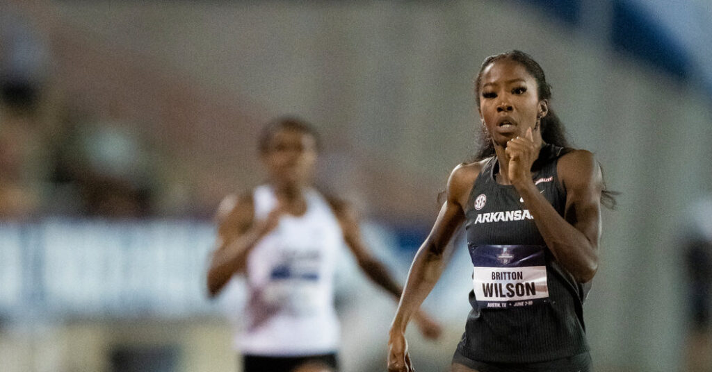 Two N.C.A.A. Titles in 25 Minutes? Britton Wilson Is Up for It.