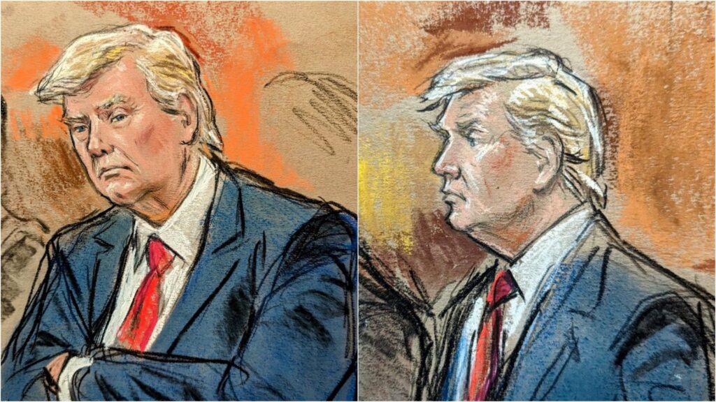 Veteran Courtroom Artist Responds to Criticism After Leftists Melt Down for Making Trump Look Too Good: "I Just Draw What I See" | The Gateway Pundit | by Jim Hoft