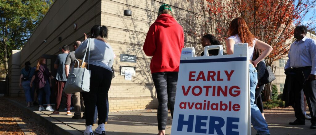 Georgians Go The Polls For Early Voting In Atlanta Metro Area