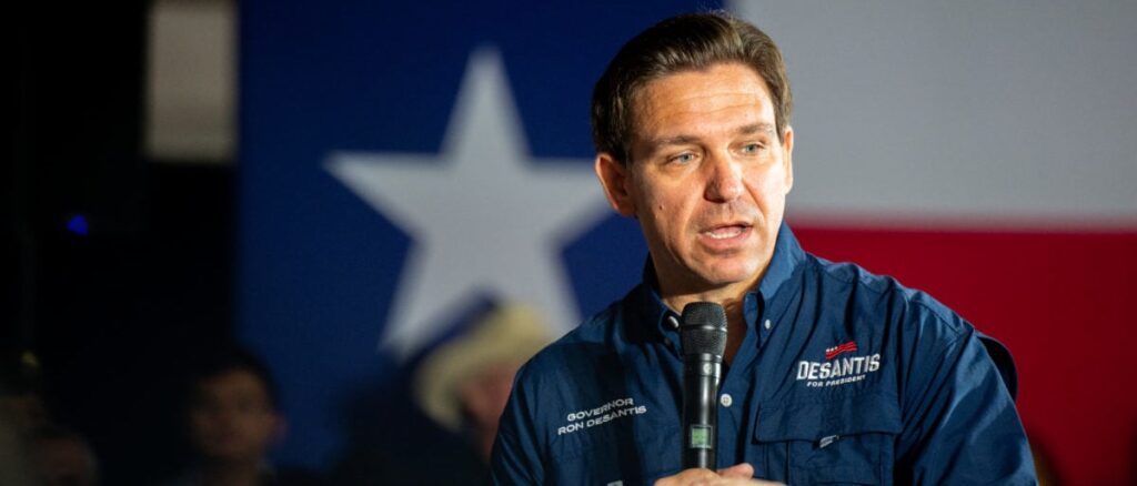Republican Presidential Candidate Ron DeSantis Meets With Residents Along The Southern U.S. Border