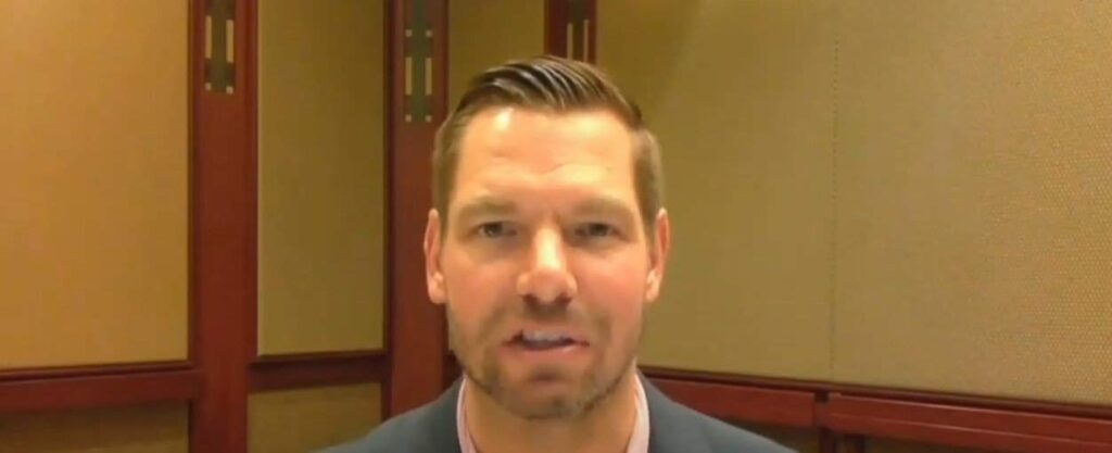 Eric Swalwell says Trump and the GOP are inciting violence against law enforcement