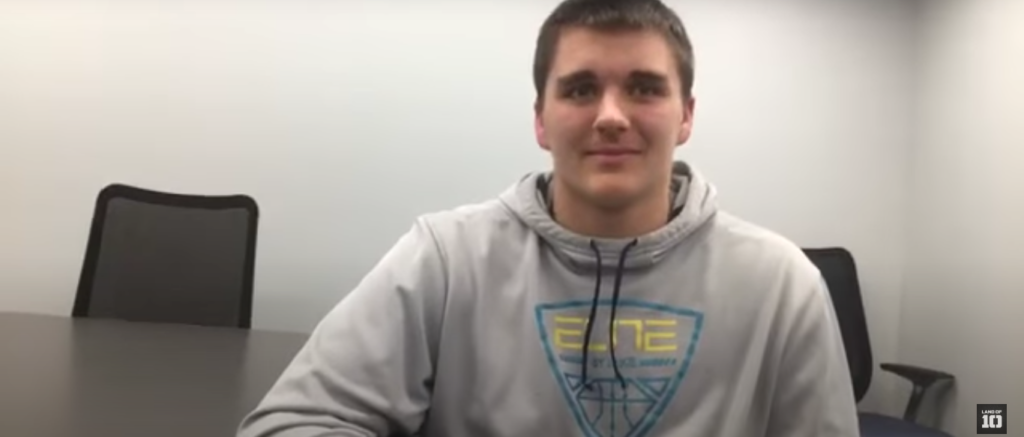 Cody Ince, a former offensive lineman for the Iowa Hawkeyes college football team, died "unexpectedly" over the weekend, according to the program. [YouTube/Screenshot/Public — Land Of 10]