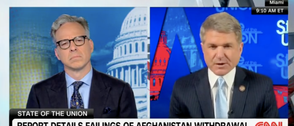 Republican Texas Rep. Michael McCaul said Sunday on CNN