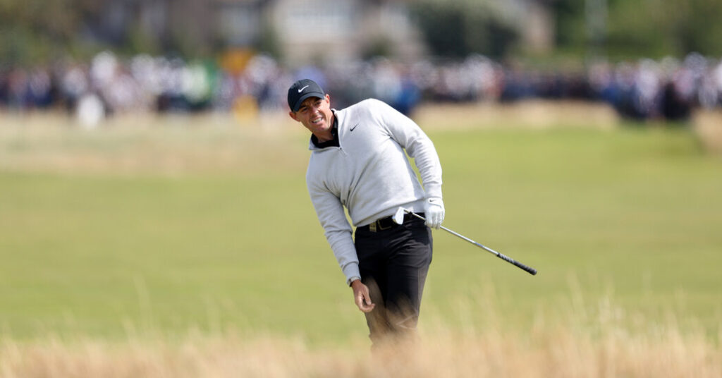 Harman Charges to British Open Lead as McIlroy Seeks Elusive Magic