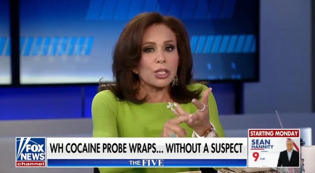 "It's About a Biden Cover-Up!" - Judge Jeanine Pirro Goes Off Over White House Cocaine Scandal (VIDEO) | The Gateway Pundit | by Cristina Laila