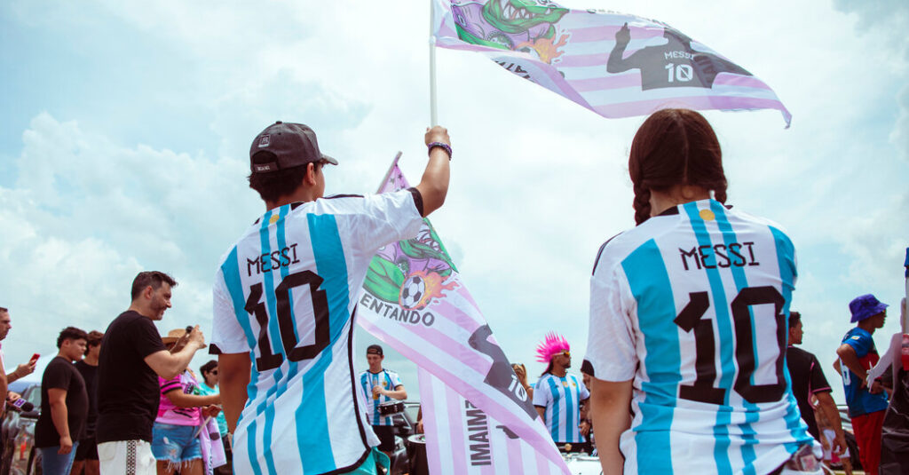 Miami Embraces Lionel Messi With Murals, Marketing and Milanesas