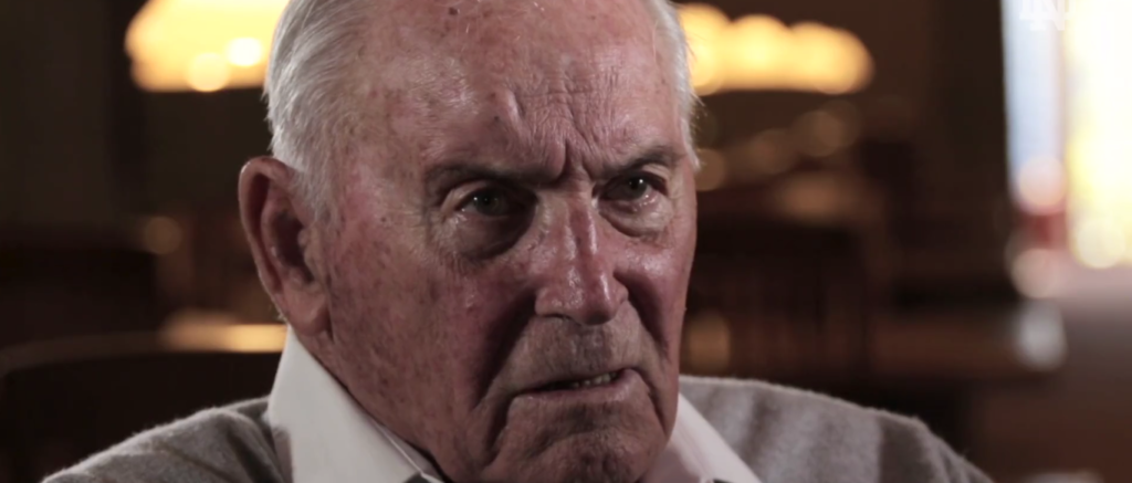 Johnny Lujack, the legendary Notre Dame quarterback who won three national championships in the 1940s with the Fighting Irish, died Tuesday. He was 98. [Twitter/Screenshot/Public — @FightingIrish]