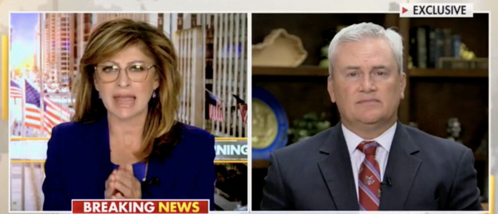 House Oversight Committee chairman James Comer called the Department of Justice