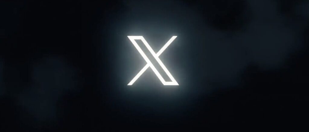 A monogram X which Elon Musk pinned to his Twitter feed after having proposed on Sunday July 23, 2023, that the iconic Twitter bird logo would be dropped. [Twitter/Screenshot/@elonmusk]