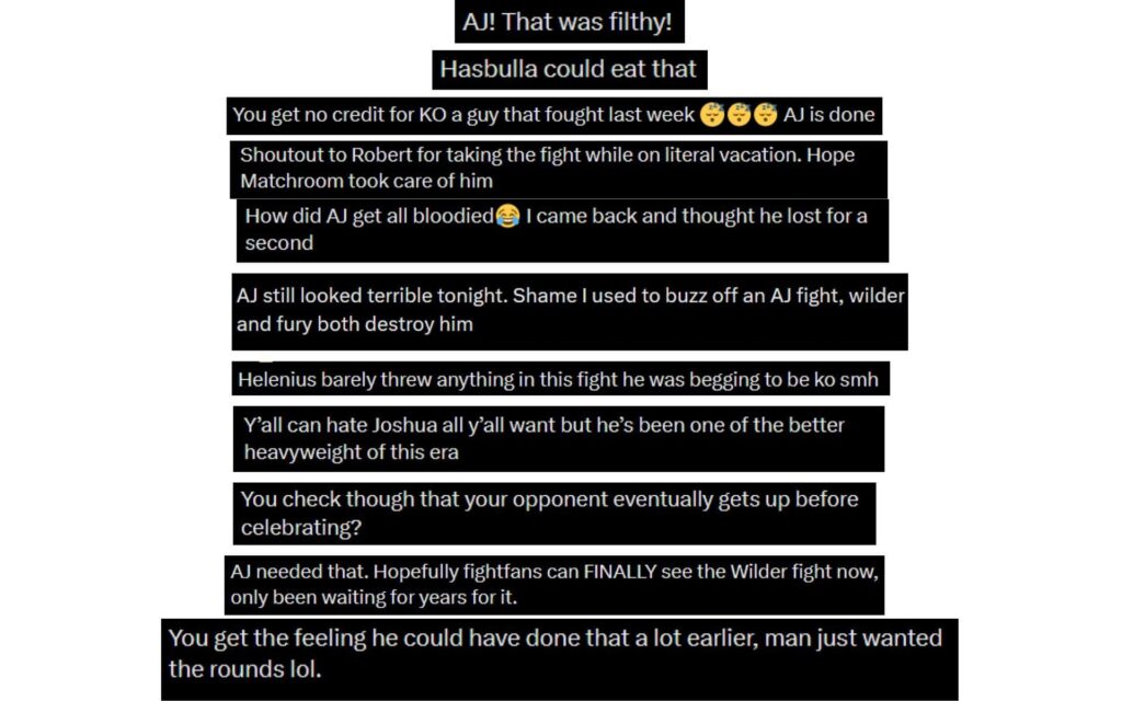 Anthony Joshua defeats Robert Helenius