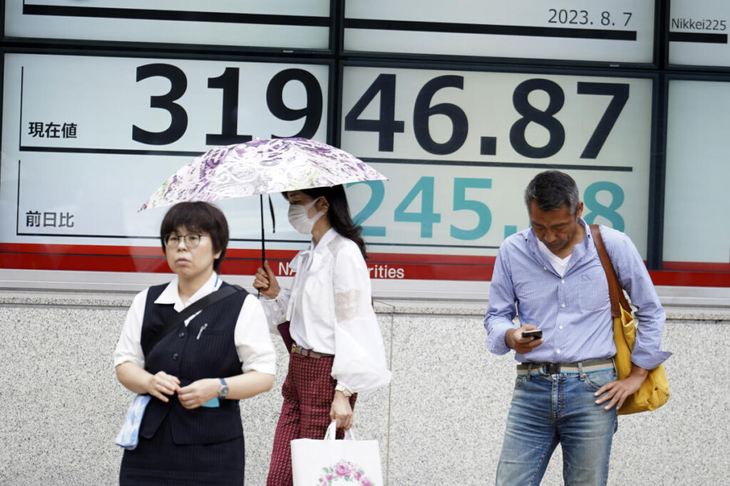 Asian benchmarks mostly slip after Wall Street's losing week
