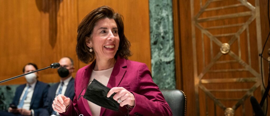 Commerce Secretary Raimondo Testifies Before Senate Committee