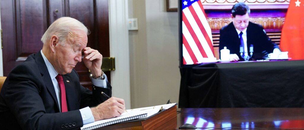 Biden and Xi Jinping