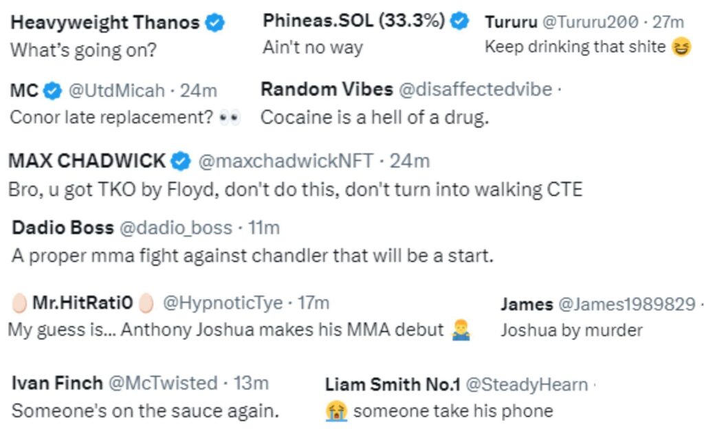 Anthony Joshua (Left), Conor McGregor (Right) [Image courtesy: @anthonyjoshua, @thenotoriousmma on Instagram]