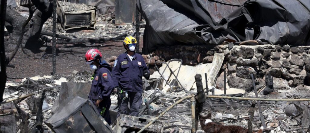 FACT CHECK: Video Showing Sidewalk Of Fire Is Not From Maui