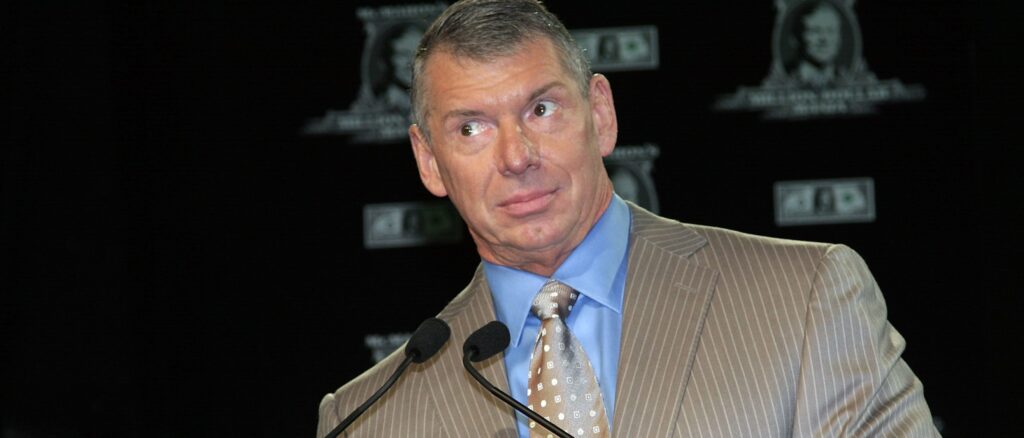 WWE Chairman Vince McMahon attends the announcement of the First McMahon Million Dollar Mania Winners at the Hard Rock Cafe June 12, 2008 in New York City. (Photo by Will Ragozzino/Getty Images)