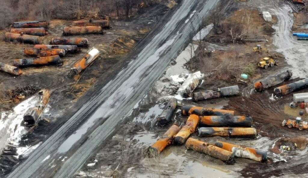 Joe Biden Flew Over East Palestine, OH on His Way to Brag About 'Bidenomics' in Wisconsin | The Gateway Pundit