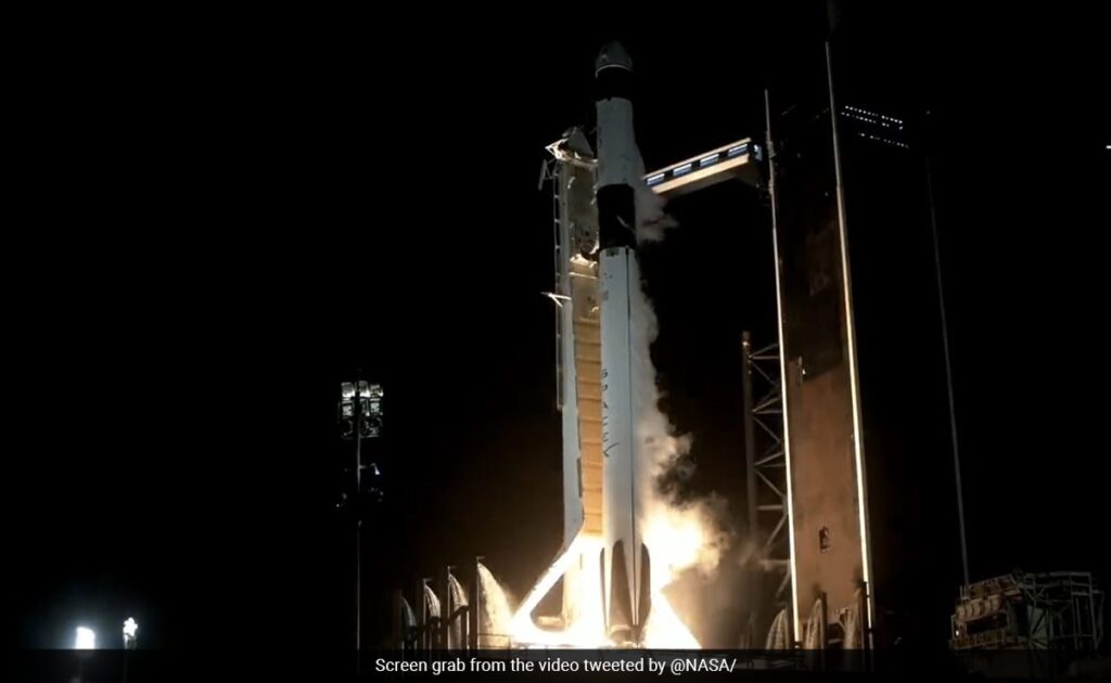 NASA, SpaceX Crew Of Four Lift Off To International Space Station