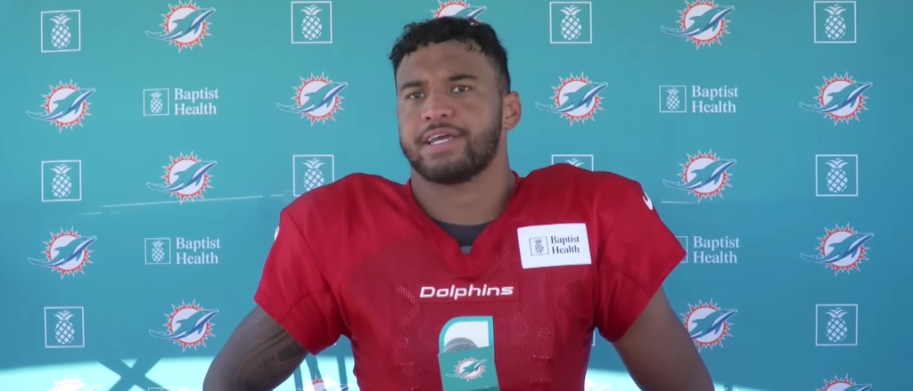 Tua Tagovailoa Answers Questions From The Media On August 16th, 2023
