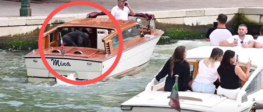 Kanye West shows his bare ass during boat ride in Venice Italy canal-Page Six