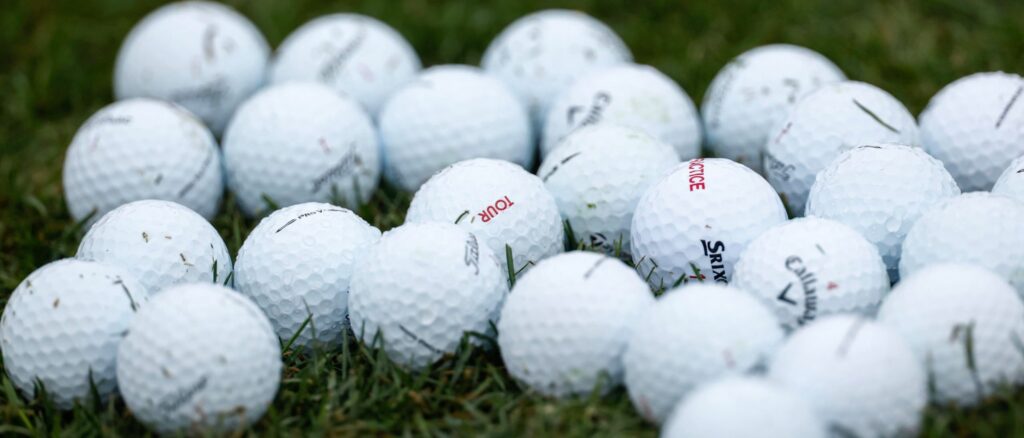 General view of golf balls during the Tampa General Hospital Championship Pro-Am prior to the Valspar Championship at Innisbrook Resort and Golf Club on March 15, 2023 in Palm Harbor, Florida. (Photo by Douglas P. DeFelice/Getty Images)